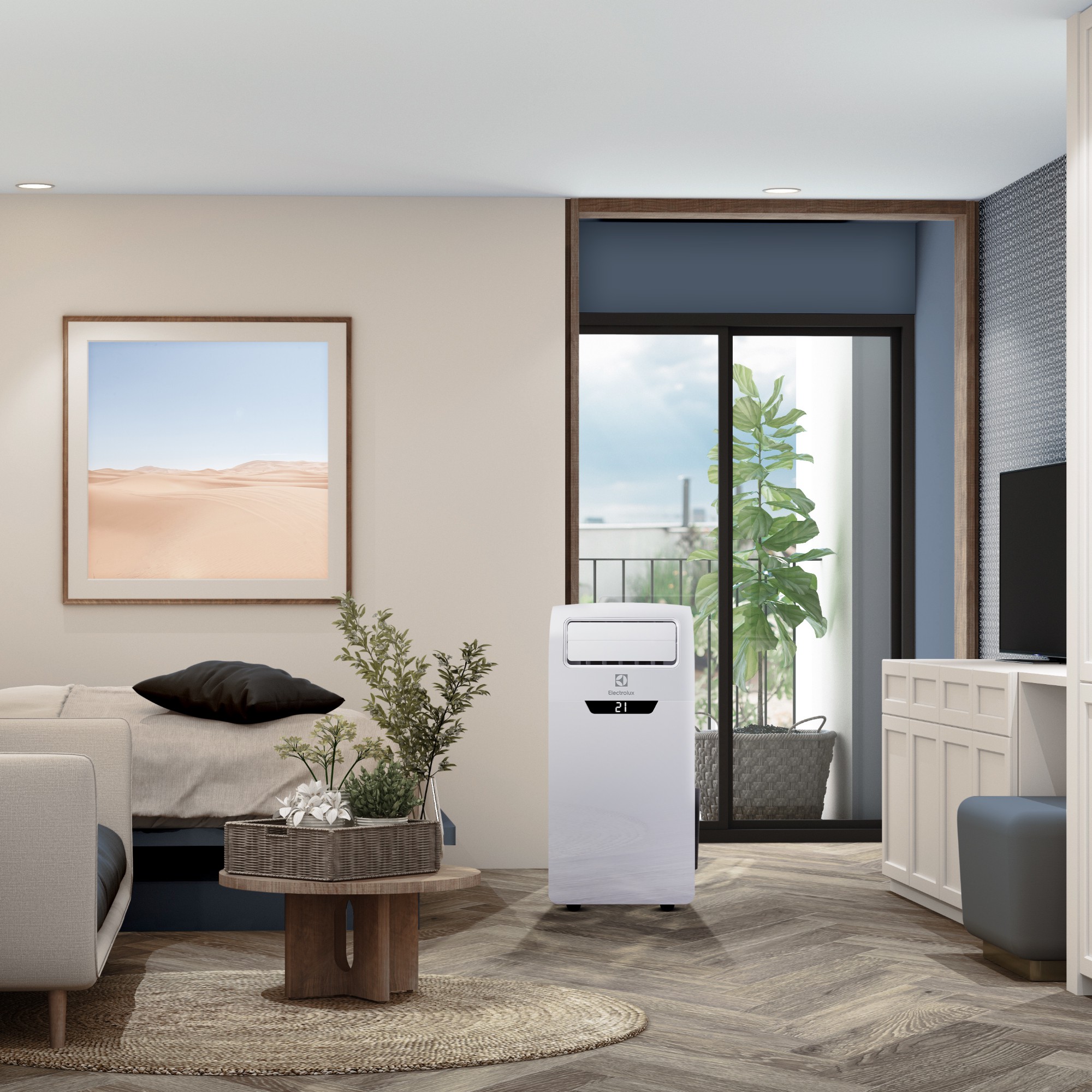 Кондиционер мобильный Electrolux Manhattan EACM-14 FM/N3 — изображение 6